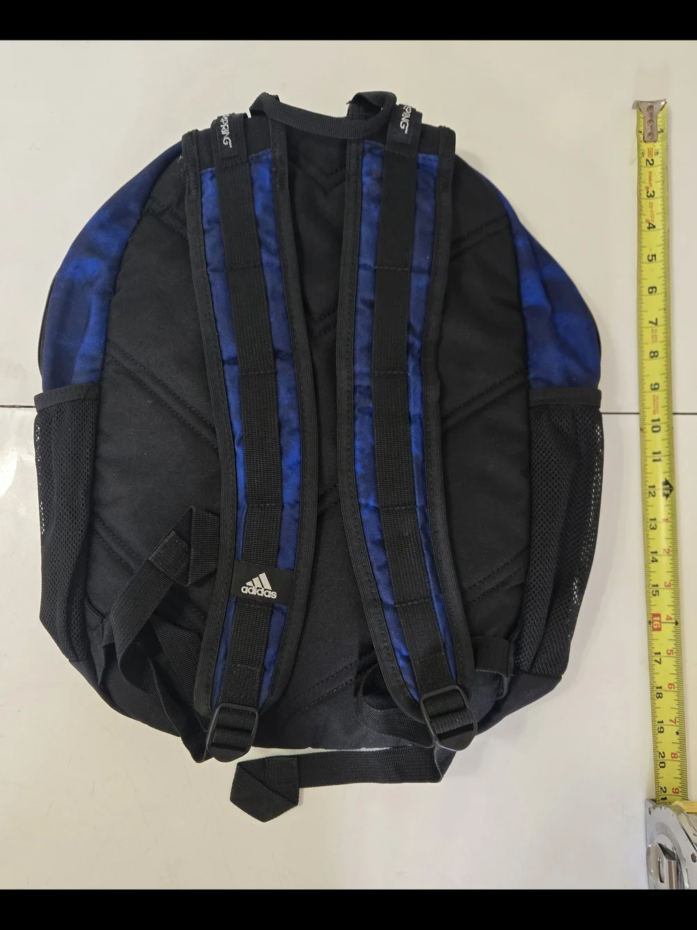 adidas Blue Black Backpack 04/22 979121-W 085043